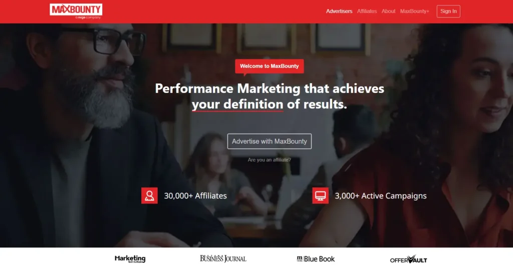 Top 5 CPA Affiliate Marketing Platforms in 2025 2 Max Bounty CPA Affiliate Marketing