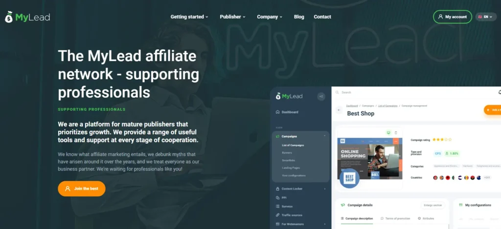 Top 5 CPA Affiliate Marketing Platforms in 2025 3 MyLead CPA Affiliate Marketing